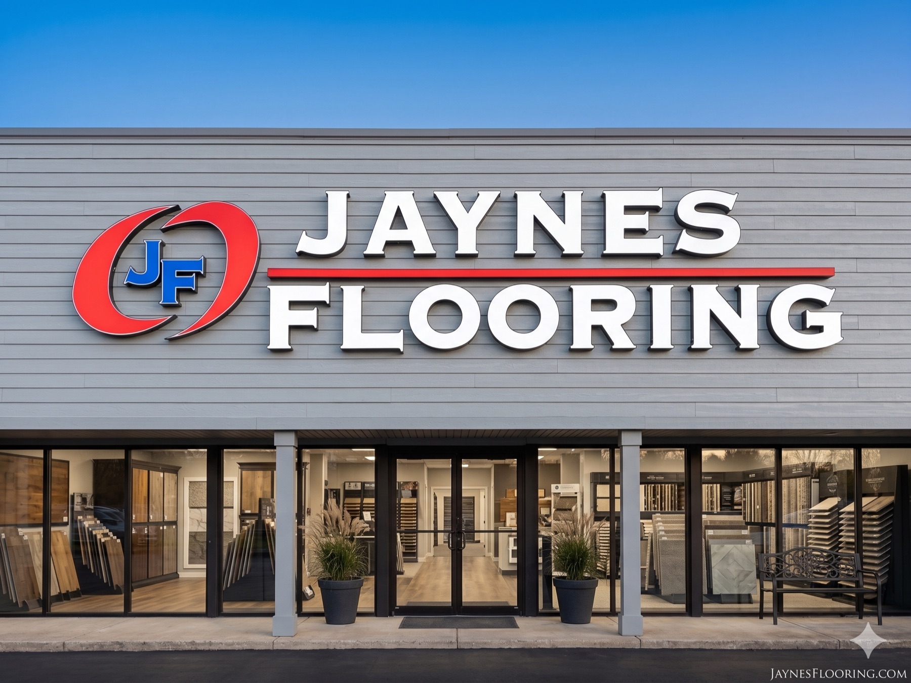 Jaynes Flooring 50 year recognition plaque